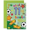 Central 23 Geburtstagskarte Fussball für Jungen - DU WIRST HEUTE 11 - Geschenk zum 11. Geburtstag - Geburtstagskarten für Kinder - 11 Jahre alt - von