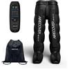 Airecover Pantaloni di pressoterapia per casa, senza fili, massaggiatore per gambe stanche, per circolazione e drenaggio linfatico, 6 camere, 4 modalità, 30-250 mmHg, autonomia 3 ore