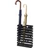Yamazaki Brick - Portaombrelli, misura L, 30 x 43 x 10 cm, colore: Nero