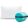 Coop Home Goods Cuscino da campeggio e da viaggio in memory foam triturato di alta qualità, con rivestimento comprimibile in viscosa di rayon di bambù - Include sacco per il trasporto e viaggi 48,3 x