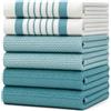 Bumble Towels Asciugamani da cucina di alta qualità (50,8 x 71,1 cm, 6 pezzi) - Grandi asciugamani da cucina in cotone - Asciugamano piatto e in spugna - Set di strofinacci altamente assorbenti con passante per