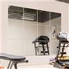 Murrey Home Gym Mirrors, specchio quadrato da parete da 30,5 cm, piastrelle a specchio senza cornice, per parete, soffitto, portacandele, centrotavola per matrimoni, set di 12, 2 mm