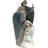 LLADRÓ Nao by Statuetta da collezione in porcellana: LA NATIVITÀ DI GESÙ - 9 1/2 pollici di altezza - Giuseppe, Maria, e Gesù bambino...