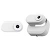 Gettimore Videocamera HD da 2,7 K, design compatto e impermeabile, per ciclismo ed escursionismo, materiale ABS con ricarica rapida, colore bianco