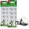 HQB Blister 20 batterie a bottone AG13 LR44/LR1154/357 senza mercurio (AG13&LR44-20 batterie)