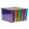 Vision Media - 20 custodie sottili per CD, con dorso da 5,2 mm, colori assortiti