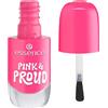 ESSENCE gel nail smalto unghie effetto gel 22-PINK & PROUD 8ml - Smalto Effetto Gel