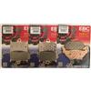EBC Sinterizzate Anteriori e Posteriore Pastiglie Freno Per Yamaha TDM900 (2002