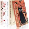 YUJUVI 5 Pezzi Libri Decorativi per l'Arredamento Della Casa Finti Pieghevoli per la Decorazione Domestica Libreria Tavolino da caffè Scaffali per la casa Sweet Stacked Books (5 Pz Set Libri I)