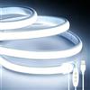 ShineBurky Striscia LED COB Neon 2 Metri Bianco Freddo 6500K Regolabile | 5V USB Impermeabile IP67 CRI93+ Strisce Luci LED Flessibile Con Funzione Memoria per Vetrina Scala Cucina Camera da Letto