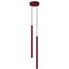 SOLLUX lighting Lampade a sospensione PASTELLO 2 bordeaux
