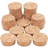 BENECREAT 16pcs 43mm di diametro tappi di sughero conici in legno, tappi in legno tenero BurlyWood per l'artigianato bottiglie di birra di vino