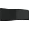 vidaXL Schienale da Cucina Nero 120 x 40 cm Vetro temperato | Fatto per resistere all'uso intenso in cucina, Affronta senza problemi il calore della cucina,