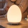 Macchiatto Luce Notturna Bambini, Lampada da Comodino Ricaricabile con Controllo Touch, 2600 mAh, 7 Colori RGB, Timer 30/60 Min, Funzione Memoria, Gancio Pieghevole, Luce per l'Allattamento Notturno, Cameretta