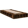 vidaXL Giroletto Rovere Fumo 100x200 cm in Legno Multistrato