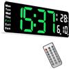 Lancoon Orologio Elettronico, 13 Pollici Schermo LED con Telecomando Conto Alla Rovescia Temperatura Data Settimana Porta di Ricarica per Soggiorno Casa