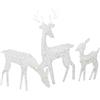 Generic Decorazione Natalizia a Forma di Renna illuminata per Esterni, con Renna Natalizia a LED, Impermeabile, per casa, Giardino, Prato
