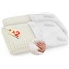 BANZAII TEXTILE INNOVATOR ONLINE Banzaii Coppia Cuscino in Memory Foam 70x40, Guanciale Letto Forato con Federa Sfoderabile e Lavabile con Fibra d'Argendo, Antiodore e Traspiranti, Altezza 12 cm