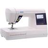 JUKI hzl-g220 Macchina da Cucire Elettronica con Taglia-Cavi Automatico Metallo/PVC Bianco 44,5 x 22,3 x 29,2 cm