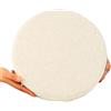 uyeoco Cuscini per Sedie Ufficio Rimovibile Antiscivolo con Ganci Elastici - 30cm/33cm/35cm/40cm/45cm Cuscini Rotondi per Sedia Cucina, Cuscino per Sedia da Pranzo Rotondo(Beige,35X35x5CM)