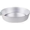 Baldassare Agnelli Pentole Agnelli Family Cooking Alluminio Tortiera Conica con Anello, Argento, 36 cm