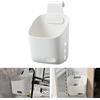 NLDGR Cestino Sospeso in Plastica, Cestino Sospeso in Plastica con Ganci, Mensola Organizer per Contenitori Sospesi per Doccia da Bagno, Cestino Sospeso con Fori di Drenaggio(Bianco taglia grande 55210)