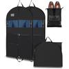 Zeltrivonex Porta Abiti da Viaggi Tasche Multiple - 110×60 cm Custodie per Abiti con 5 scomparti - Copriabiti con Tasche Scarpe per Armadio Hotel Trasferta Guardaroba Lavanderia Accessori