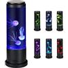 Pawtricy Lampada medusa, lampada lava LED da 28 cm, cambia colore, regalo per bambini e adulti, decorazione per casa e ufficio