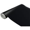DecoMeister Pellicola Lavagna Autoadesiva 45x200 cm - Nero | Lavagna Adesiva Muro e Mobili Per Gessetti - Carta Nero Opaco Rimovibile e Lavabile per Bambini, Casa e Ufficio