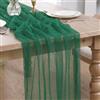 Artoid Mode Runner da Tavolo Garza Tulle Verde Foresta Natale 70x300 cm | Decorazione da Tavolo per Matrimoni Interni Vacanze Feste e Compleanni