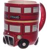 Puckator Papillon regalo - Tazza 3D a forma di autobus londinese Routemaster a 2 piani - rosso