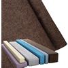 moismk Federa per Riempitivo per Materassi Letto Gap Filler Cuscino 120/160/180/200 con Cerniera, Copriprotezione per Imbottitura del Materasso, Tessuto di Lino, Lavabile(Dark Curry,160x15x20cm)