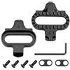 Senshuomy Tacchetti SPD antiscivolo compatibili con pedali Shimano SPD | Tensione regolabile della clip, MTB e ciclismo su strada, presa per tutte le stagioni, costruzione leggera