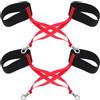 iplusmile 4 Pezzi Laccio per Guanti da Sci, Ski Glove Leash, Nailon e Metallo, Regolabile, Leggero, Anti-smarrimento, e Uomini, attività All'aperto e Sci