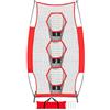 LeeQinersw Rete da Allenamento Calcio Portatile Rete Bersaglio Calcio Porta da Lancio Base Stabile Resistenti Picchetti Inclusi Borsa con Tracolla Ferro E