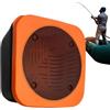 Generic Contenitore per esche da pesca con scomparto portatile con coperchio | Bait Box portatile Pesca per spigola, trota barca, ponte, riva, riva, fiume, stagno laterale