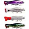 Generico Popper Esca Artificiale Pesca Spinning Serra Spigola Mare Kit 4 Pz. gr. 43