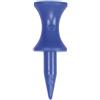 MOBUTOFU 20 Pezzi Tee da Golf 37mm Castle in Plastica ABS Blu | Leggero e Pratico, Confezione Singola, Accessorio da Percorso, per Uso su Campo e Allenamento