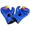 Aoresac Guantoni da boxe per bambini per ragazzi e ragazze, guanti da boxe in pelle PU con fori per l'aria traspiranti, chiusura con gancio per allenamento, giallo
