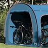 KTHLBRH Tenda Porta Biciclette Pieghevole Blu 218 x 156 x 180 cm