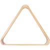 Aoresac Rastrelliera da biliardo professionale a rombo britannico per rastrelliera per palline da biliardo, triangolare in legno, accessorio per piscina con cornice vintage con sensazione