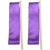 BESTOMZ Nastro Ginnastica Ritmica Porpora 234x6x1,1cm, 2 Pezzi per Ragazzo Ragazza | Manico in Legno e Pezzo in Seta, per Routine di Color Guard e Allenamento Circense