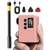 GPUTEK Mini Pompa Elettrica Bici, 120 Psi Compressore Aria Portatile | Pompa per Bicicletta Con Manometro Digitale Per Valvole Presta E Schrader Di Bici Da Strada, Mountain Bike, E-Bike