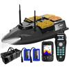 DYJD Barca esca GPS con Echolot Dual Antenna 4 camere di alimentazione RC con funzione pilot e ritorno automatico, barca per pesci con sensore sonare