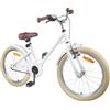 KPOUTRFG Bicicletta da 12 pollici, telaio in acciaio rosa chiaro