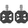Generic Pedali per Bici Coppia di Pedali Piatti a 3 Cuscinetti Chiodi Antiscivolo