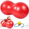 Mineup Palla Di Arachidi, 90x45cm Palla Yoga, Pa Da Ginnastica, Peanut Ball, Pa Fitness, Pall Di Arachidi Pal, Pal Per Yoga, Pall Per Gravidanza, Bambini, Donne, Uomini