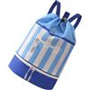 WAGHAVEN Borsa da doccia multi scomparto con coulisse principale | Tasca frontale e sezione inferiore separata per nuotare in palestra