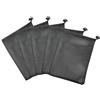 ifundom Sacca Rete Golf 5 Pezzi 20x30 CM in Poliestere Nera | Chiusura Cordino, Struttura Traspirante Lavabile, per Allenamento Sportivo e Uso All'aperto