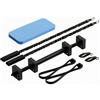 MotiveTech Barra per Pilates con Elastici Stabile | Portatile, Barra per Pilates con Fasce Elastiche, Elastico, Attrezzo Fitness, Casa, Appartamento, Sportivi, Principianti